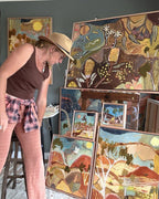 Under The Southern Sky - Original Artwork-Original Art-Greta Hounslow-Greenhouse Interiors Pty Ltd