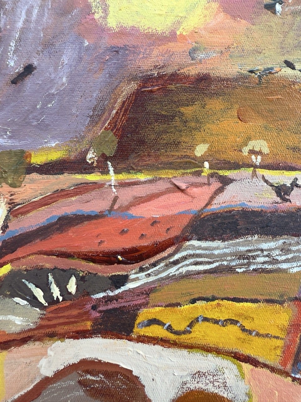 Kangaroo Dawn - Original Artwork-Original Art-Greta Hounslow-Greenhouse Interiors Pty Ltd