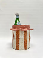 Ice / Flower Bucket 'Dusty Copper'-Ceramics-Lauren Barton-Greenhouse Interiors Pty Ltd
