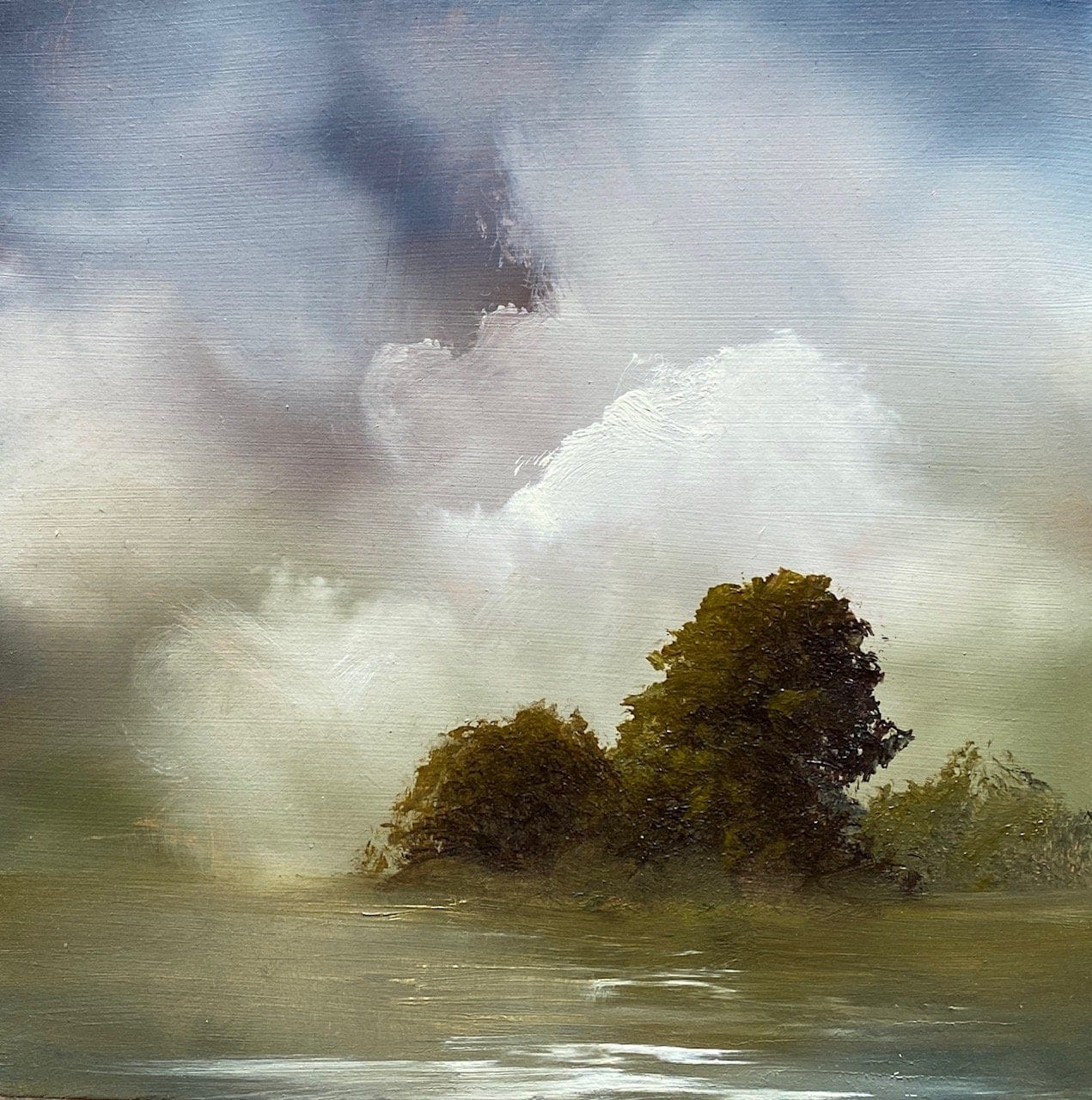 Mist On The Creek - Original Art