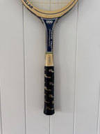 Vintage Tennis Racquet Wall Art - Pink Heart