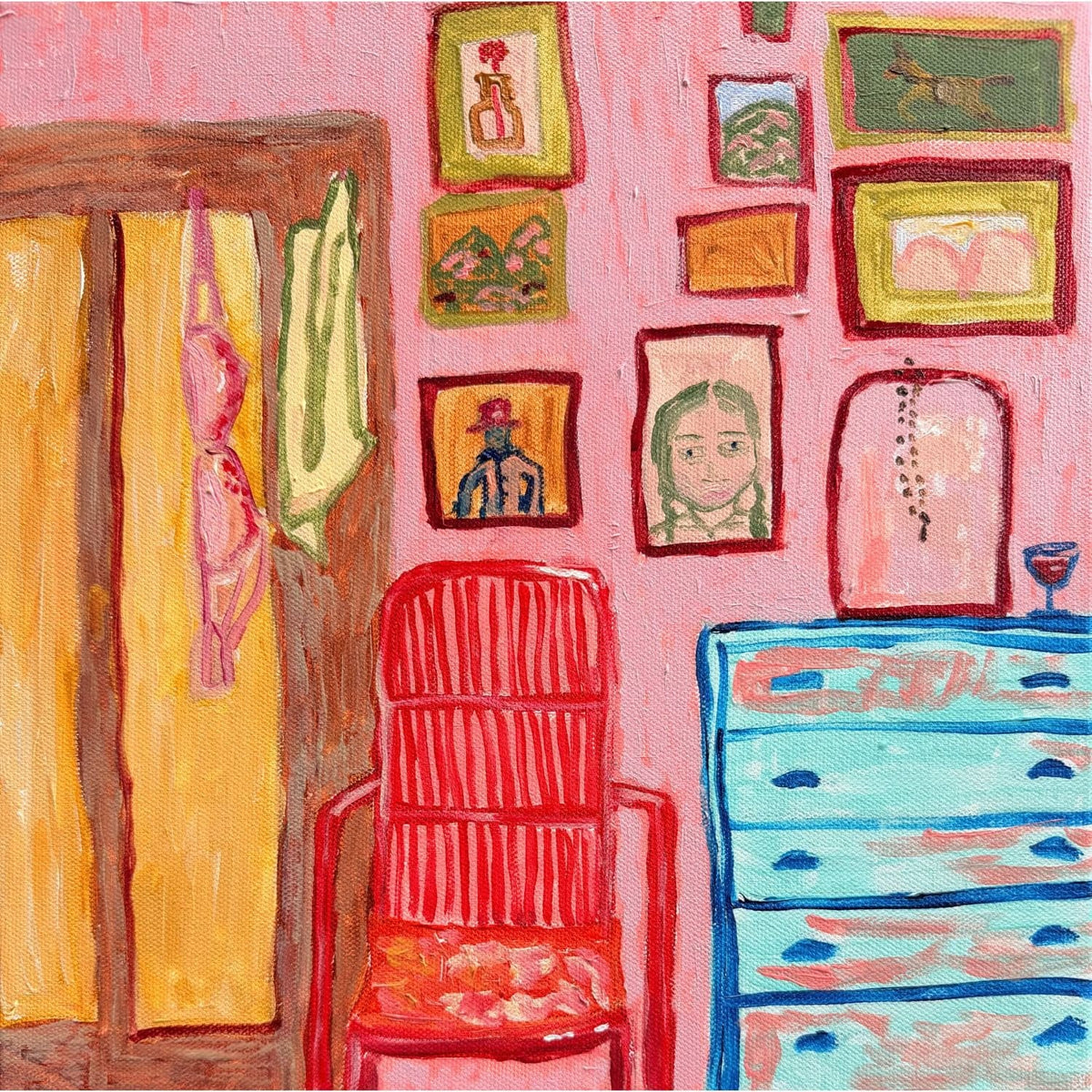 Anouk's Bedroom - Original Art