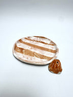 Dish + Incense Rock 'White/Copper'