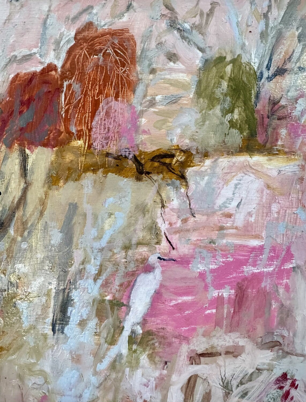 Morning Walk - Original Artwork-Original Art-Elizabeth Primmer-Greenhouse Interiors Pty Ltd