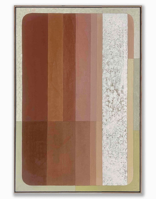 Crimson Rust Ombre - Original Artwork