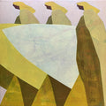 Just As Long As We're Together (Yellow) - Original Art-Original Art-Sarah Furzer-Greenhouse Interiors Pty Ltd