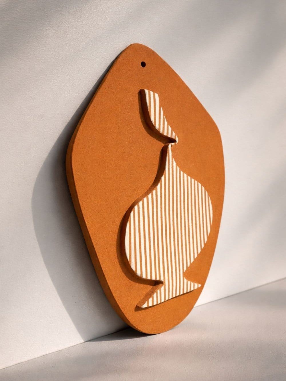 Art Tile - Terracotta Vessel In Relief-Original Art-Formantics-Greenhouse Interiors Pty Ltd