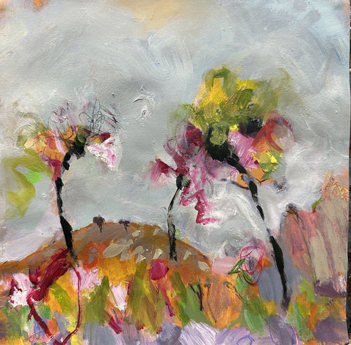 Bush In Bloom 4 - Original Art