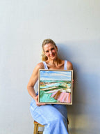 Blush Pasture I - Original Artwork-Original Art-Katie Wyatt-Greenhouse Interiors Pty Ltd
