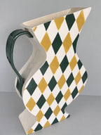 Harlequin Vessel In Green