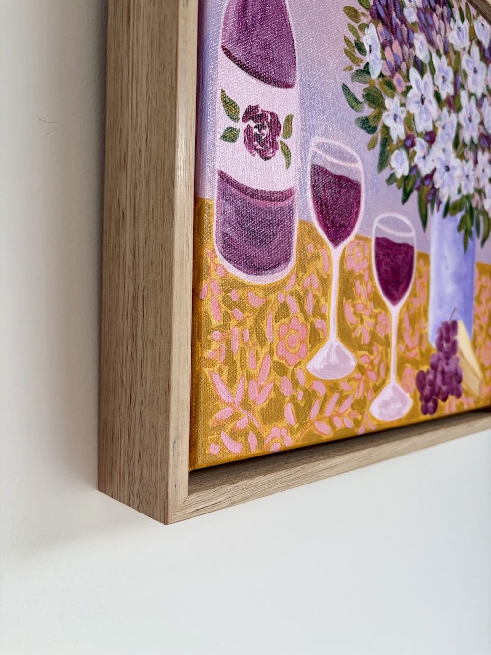 Wine And A Yap - Original Art-Original Art-Beth Dangerfield-Greenhouse Interiors Pty Ltd