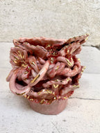 Pink Sand Dune - Sculptural Vase