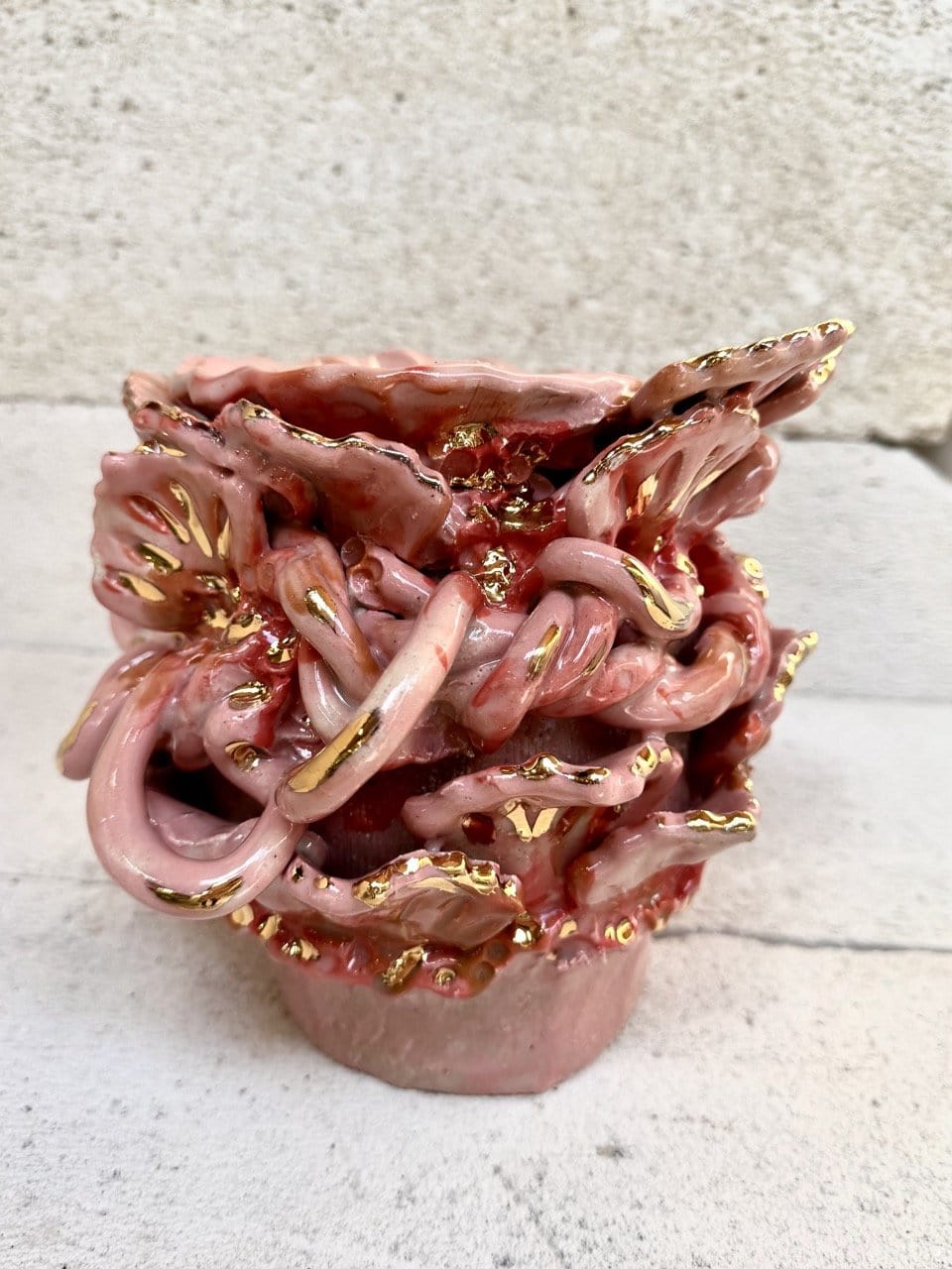 Pink Sand Dune - Sculptural Vase