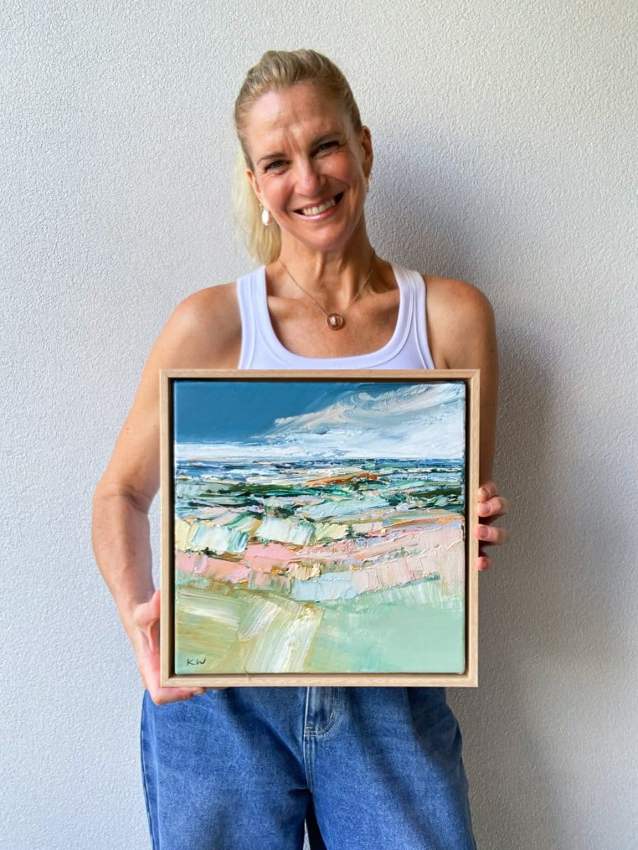 Pink Morning II - Original Artwork-Original Art-Katie Wyatt-Greenhouse Interiors Pty Ltd