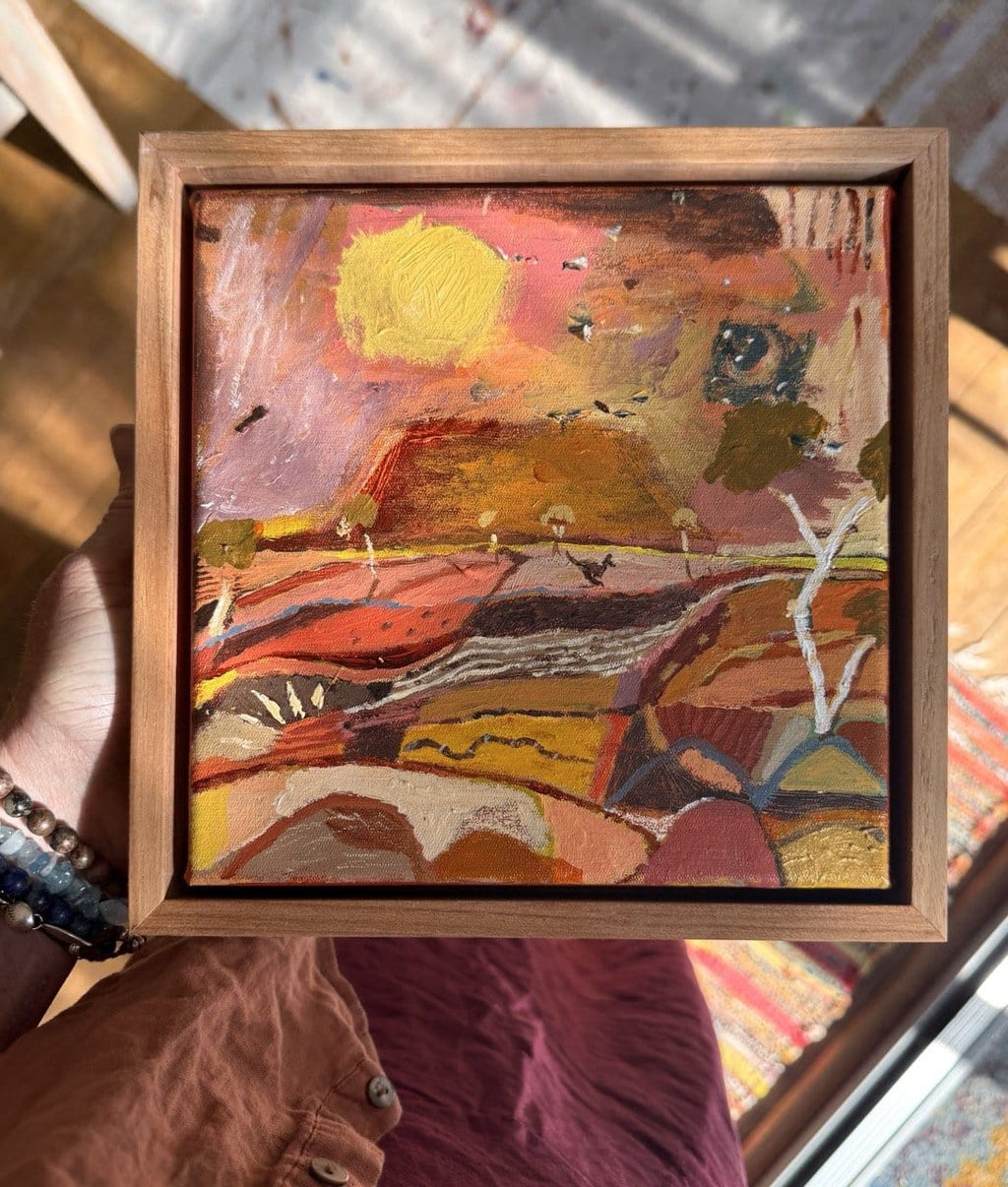 Kangaroo Dawn - Original Artwork-Original Art-Greta Hounslow-Greenhouse Interiors Pty Ltd