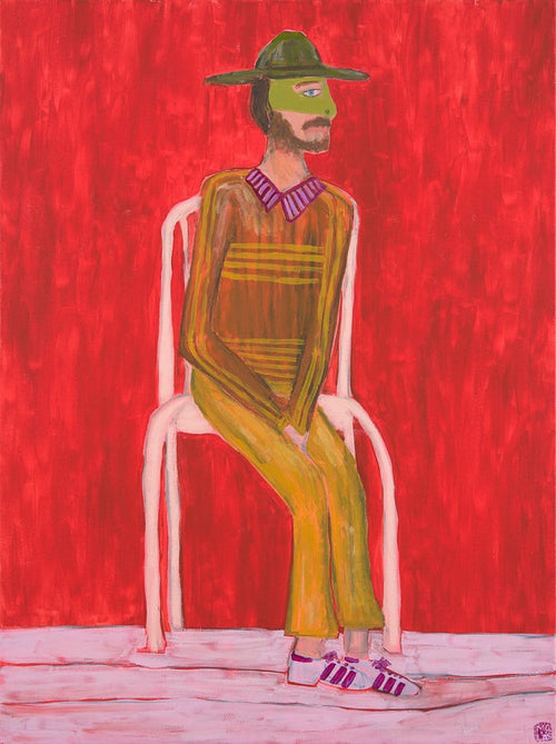 Les And His Piercing Blue Eyes - Limited Edition Print-Prints-Little Anvil Studios-Greenhouse Interiors Pty Ltd