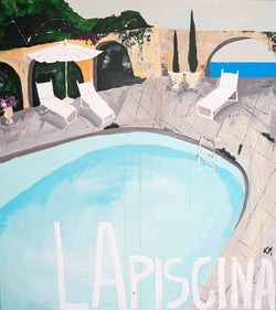 La Piscina - Limited Edition Print-Prints-Karolina Mila-Greenhouse Interiors Pty Ltd