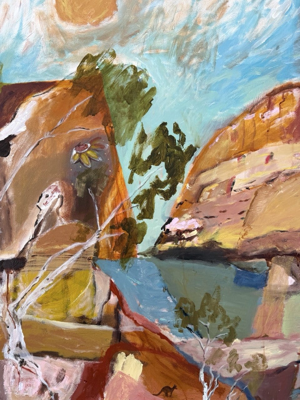 Midday At Hamersley Gorge  - Original Artwork