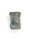 Skinny Crush Wall Vase 'Steel'