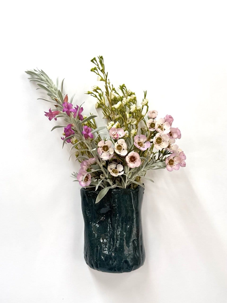 Short Crush Wall Vase 'Oriental'