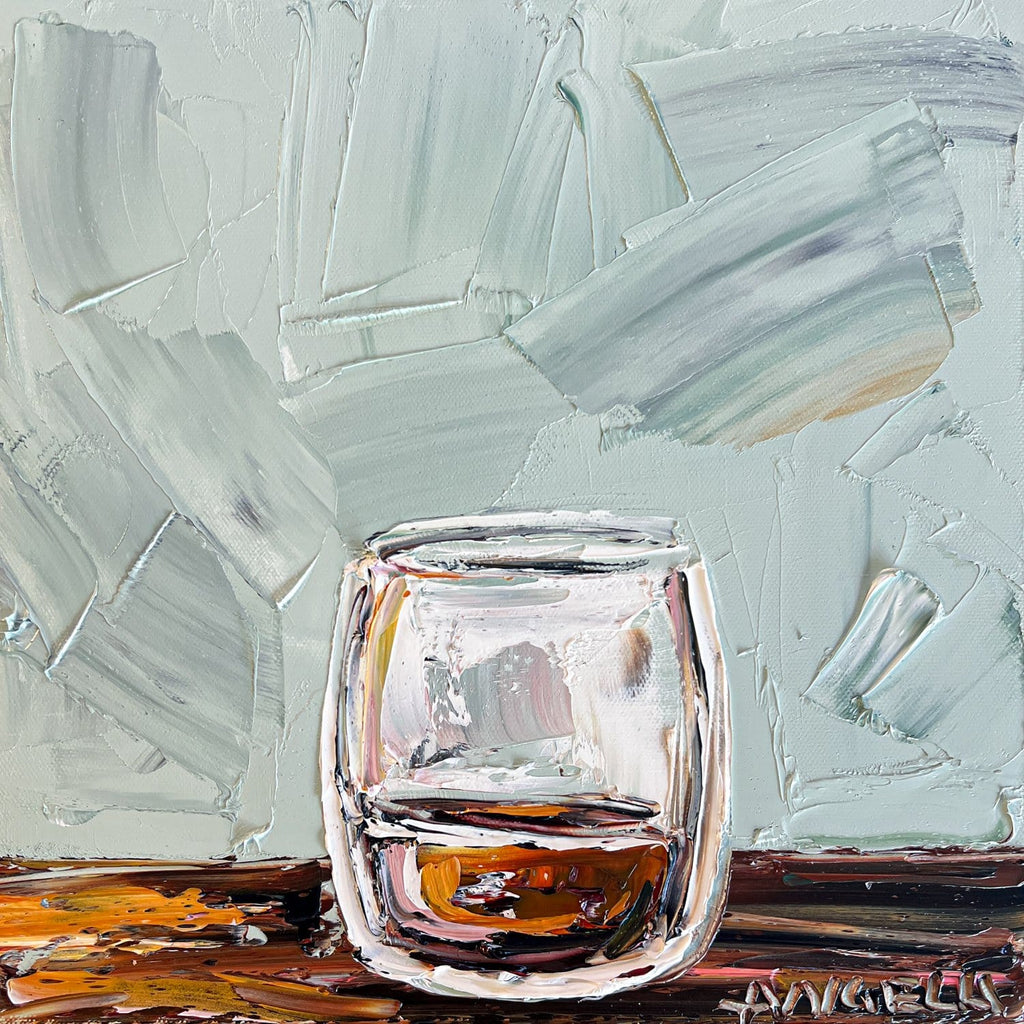 Whiskey On Green - Original Art