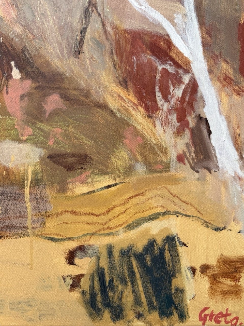 Ancient Gorge - Original Artwork-Original Art-Greta Hounslow-Greenhouse Interiors Pty Ltd