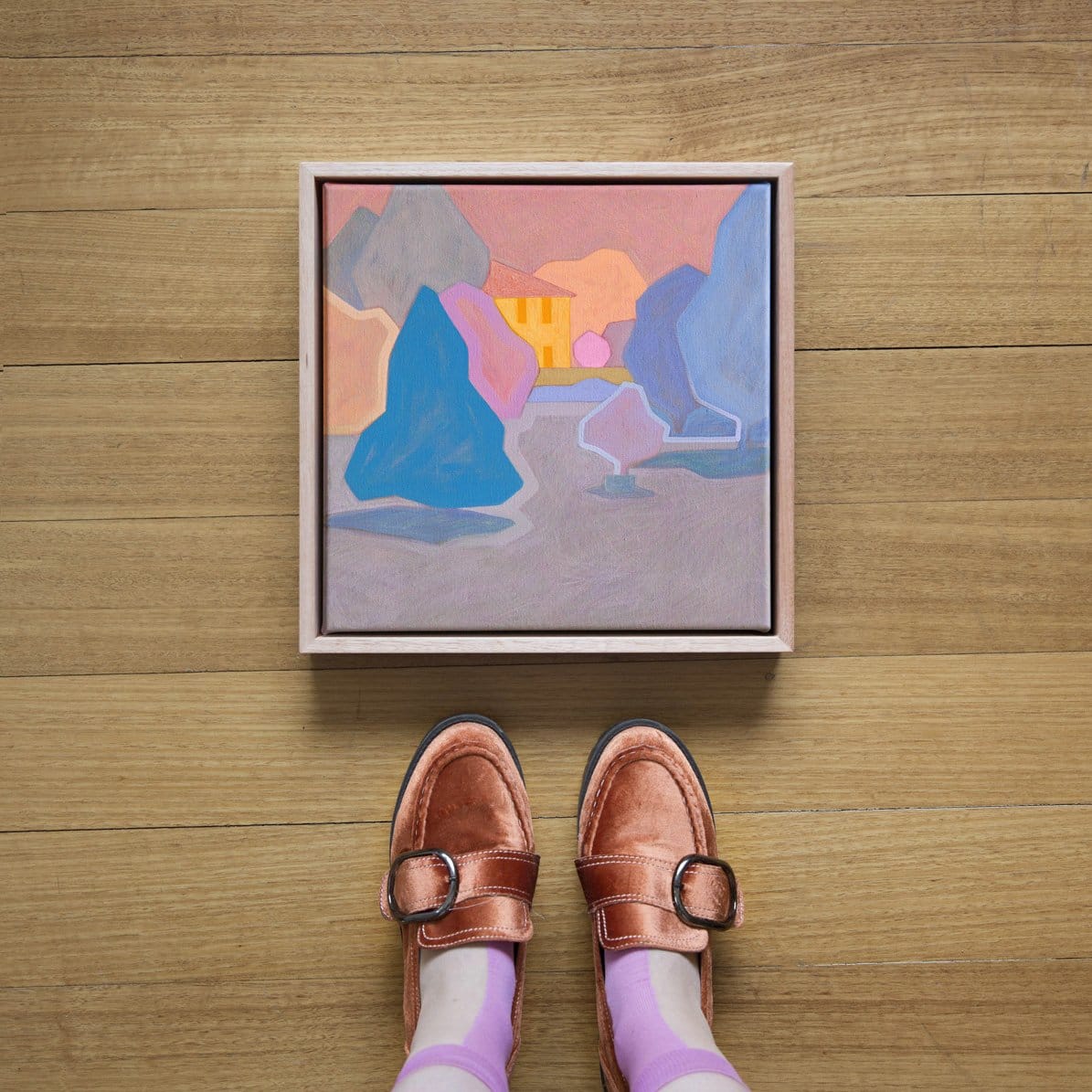 Orange House - Original Art