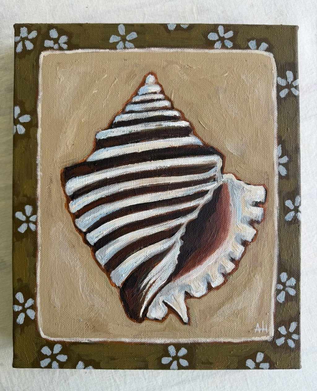 Sea Stripes - Original Art-Original Art-Aleisha Hobson-Greenhouse Interiors Pty Ltd
