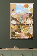 Sundown At Kings Canyon - Original Artwork-Original Art-Greta Hounslow-Greenhouse Interiors Pty Ltd