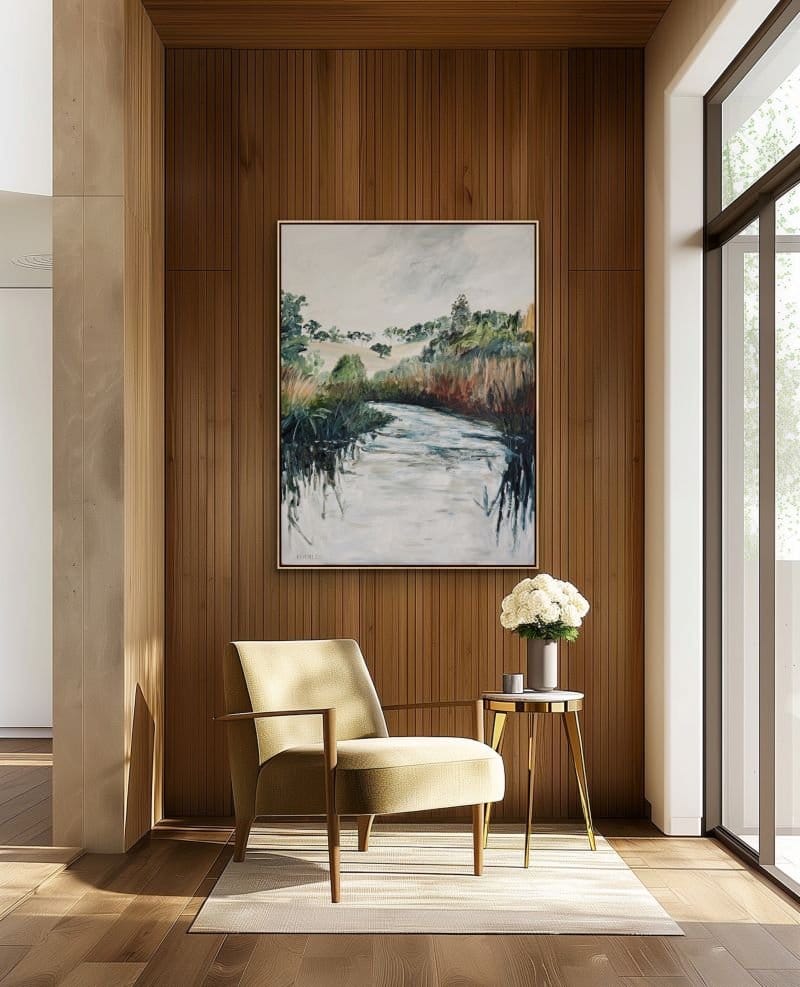 Hibiki - Original Art-Original Art-Michelle Keighley-Greenhouse Interiors Pty Ltd