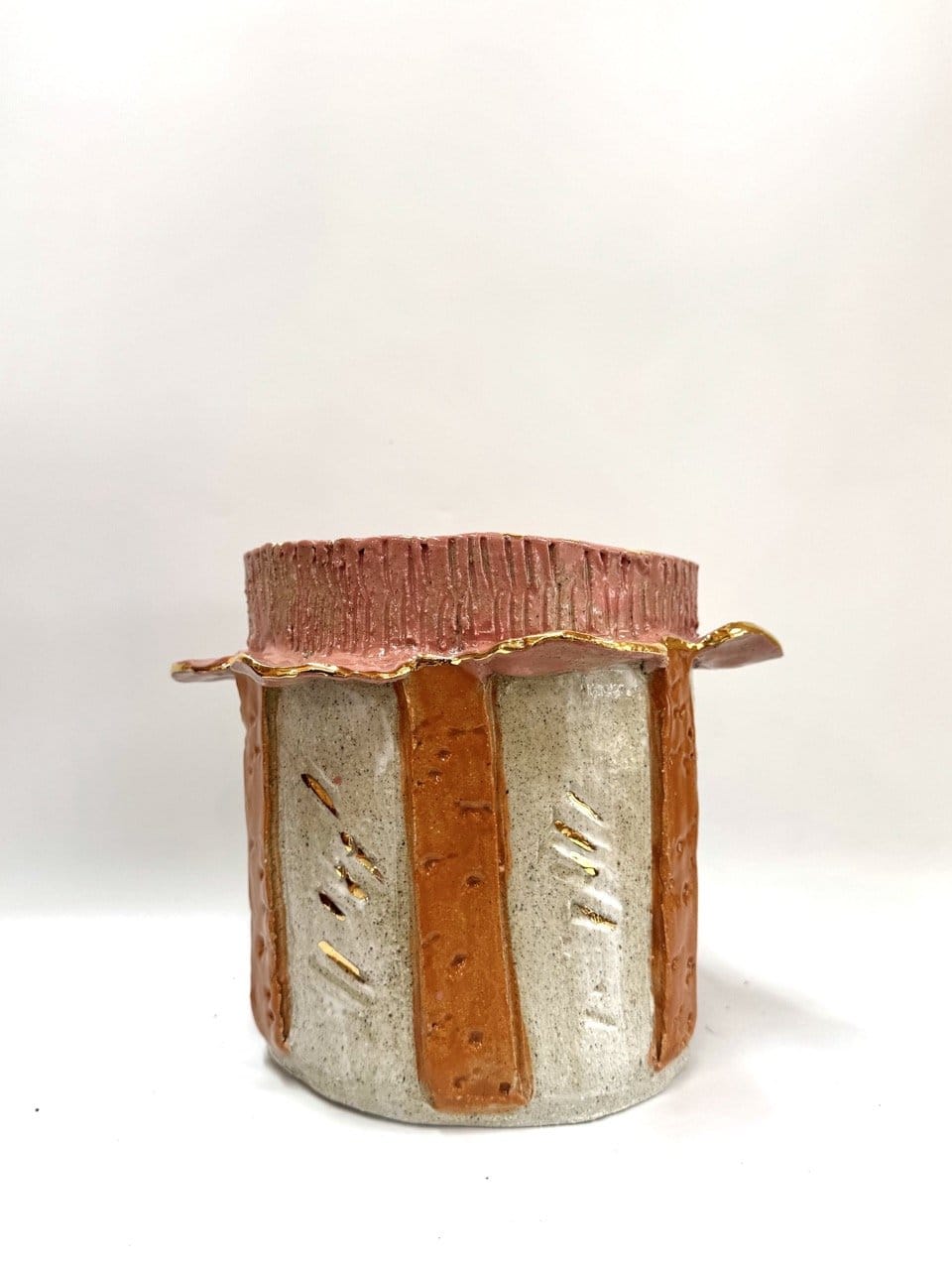 Deluxe Ice / Flower Bucket 'Pink Copper Gold'