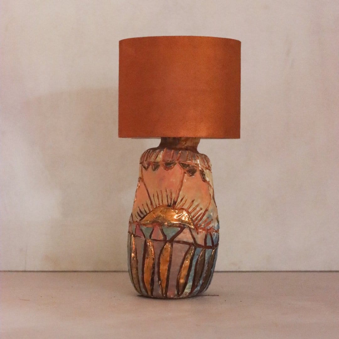 Lamp With Shade (19 x 38 cms)