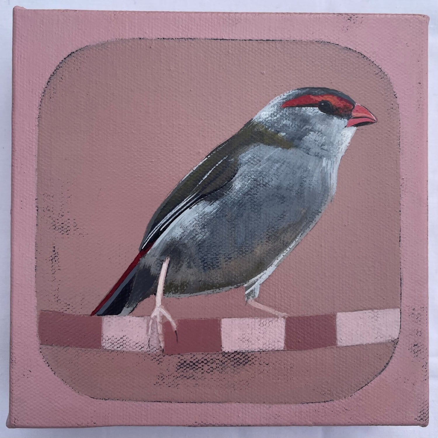 Wild And Free, Finch - Original Art-Original Art-Tania Lucas-Greenhouse Interiors Pty Ltd