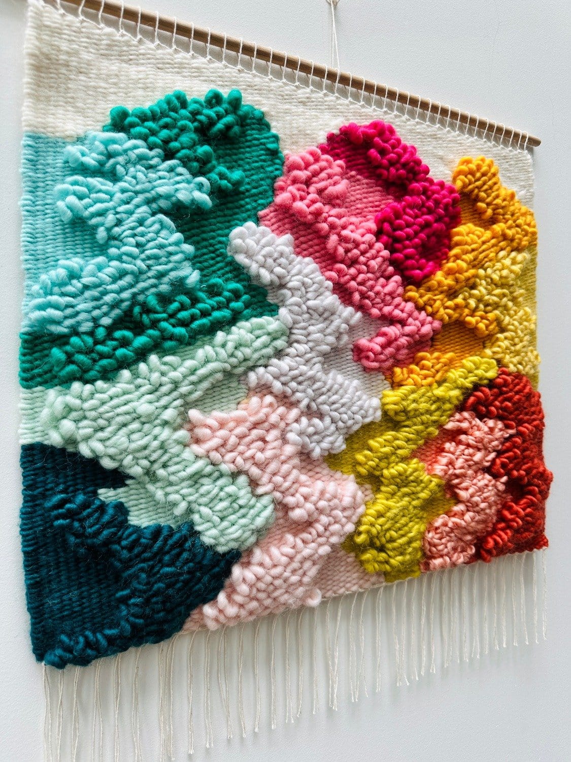 Rainbow Lands 16 - Handwoven Art