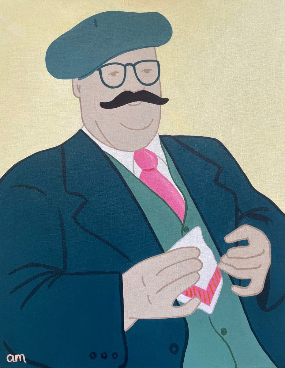 My Favorite Exercise Is Eating - Original Art