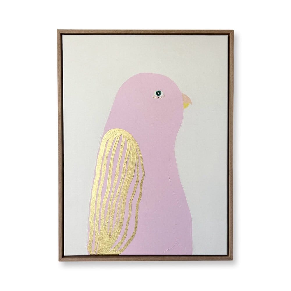 Golden Wings (Facing Right) - Original Art