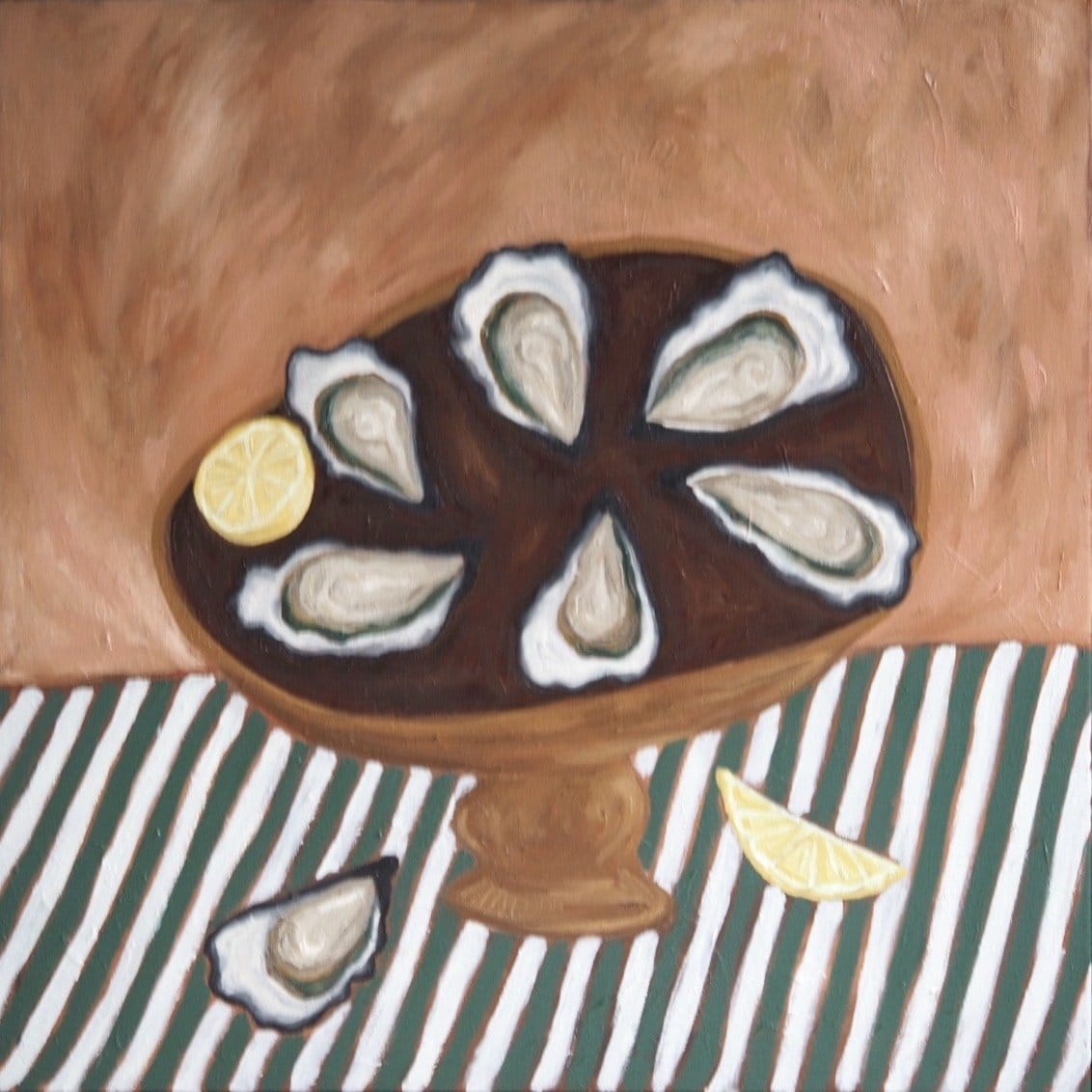 A Touch Of Green - Original Art-Original Art-Aleisha Hobson-Greenhouse Interiors Pty Ltd