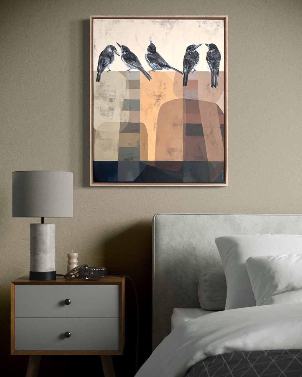 Nesting Neighbours, Heart Songs - Original Art