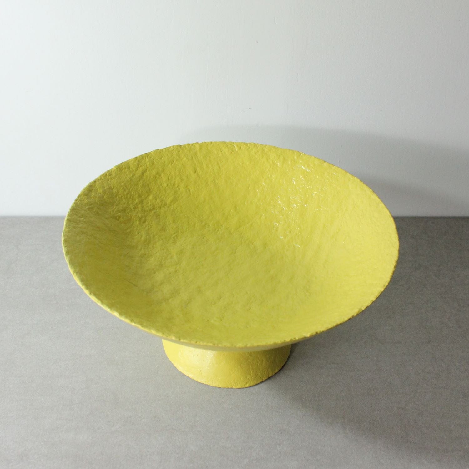 Pedestal Bowl - Chartreuse