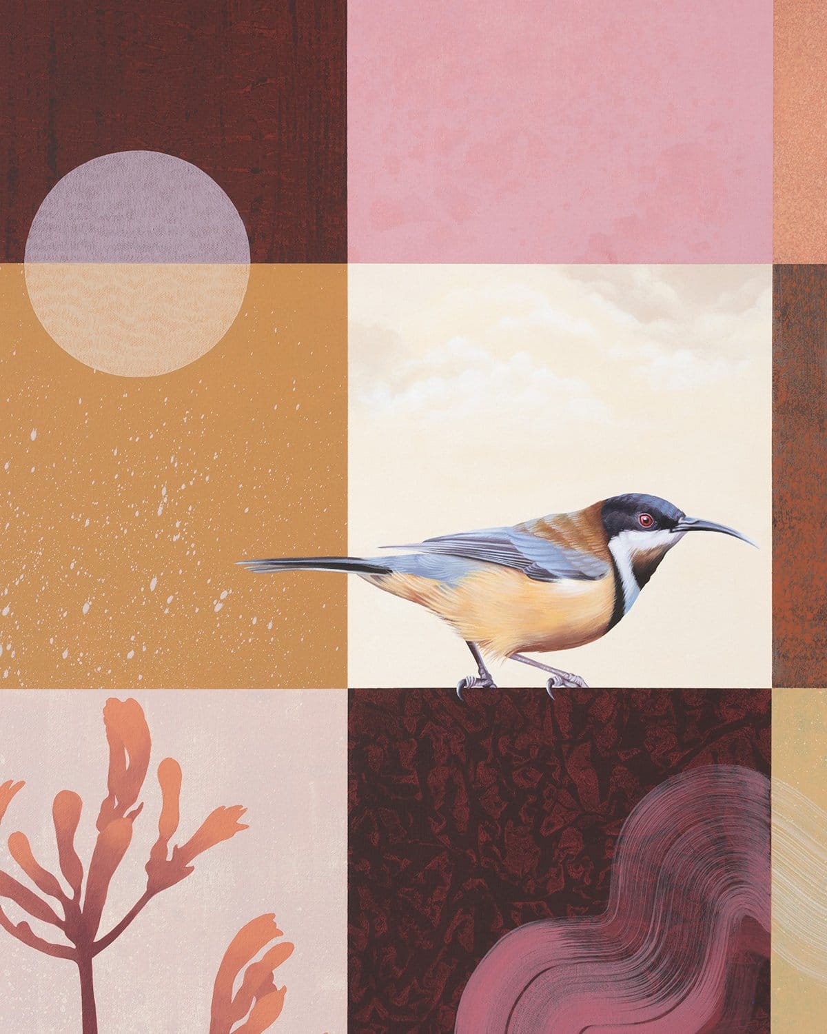 You're The Sun To My Moon - Original Art-Original Art-Teneille Grace-Greenhouse Interiors Pty Ltd