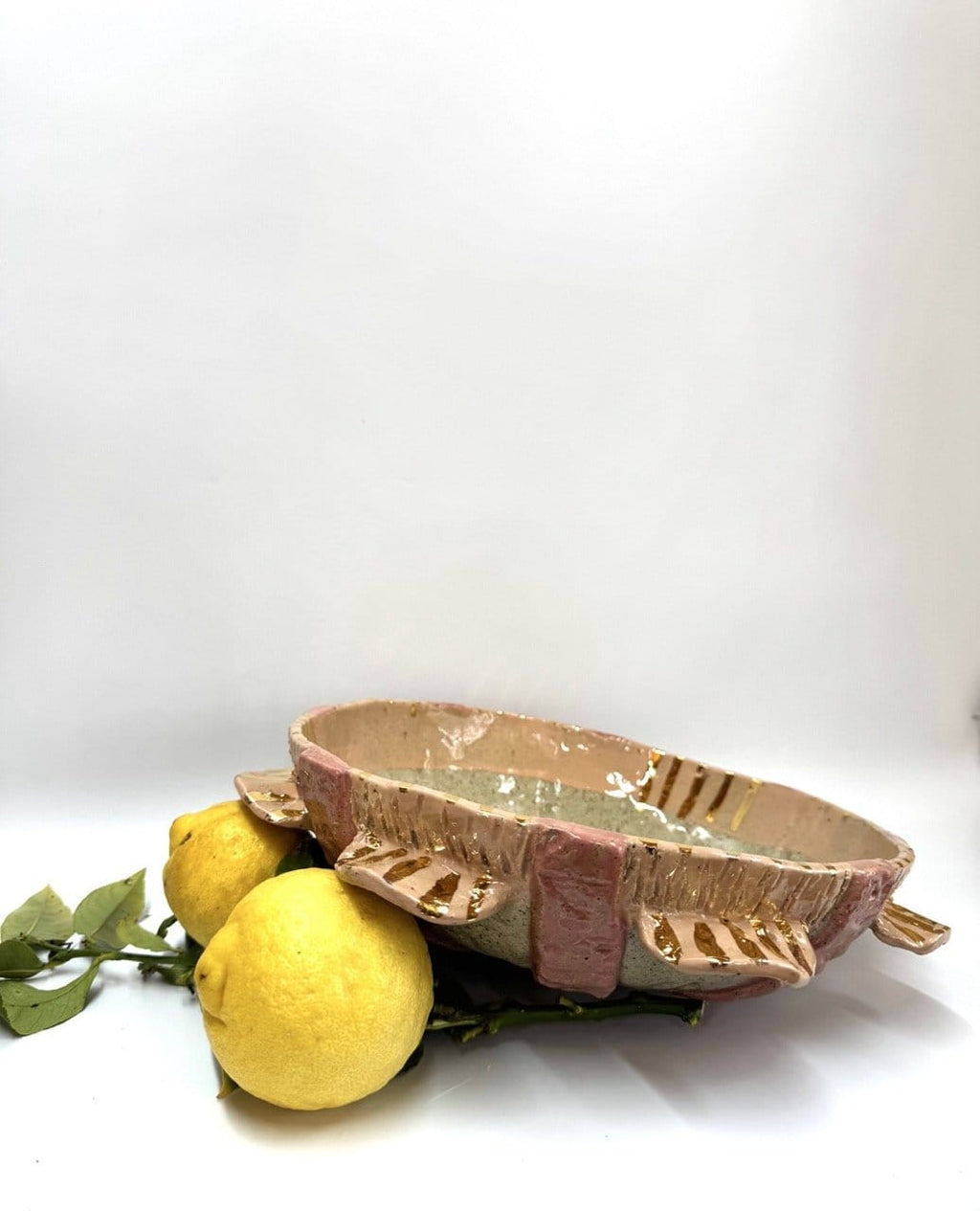 Deluxe Salad Bowl - 'Blush Pink Gold'