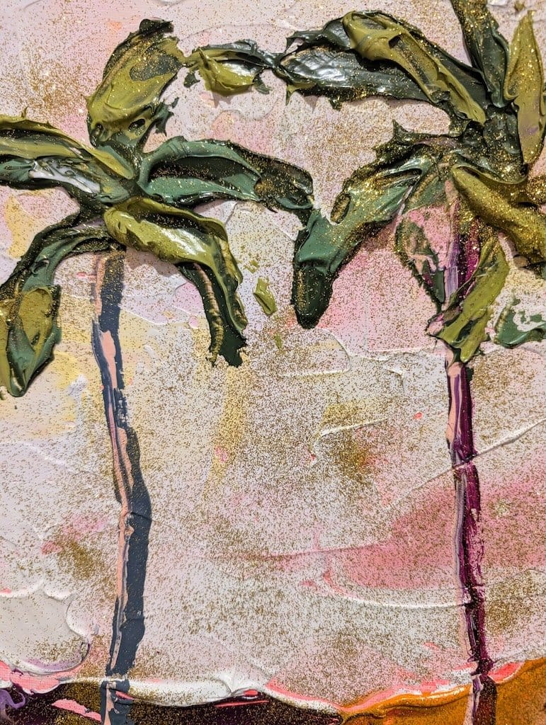 Shimmer Palms - Original Art