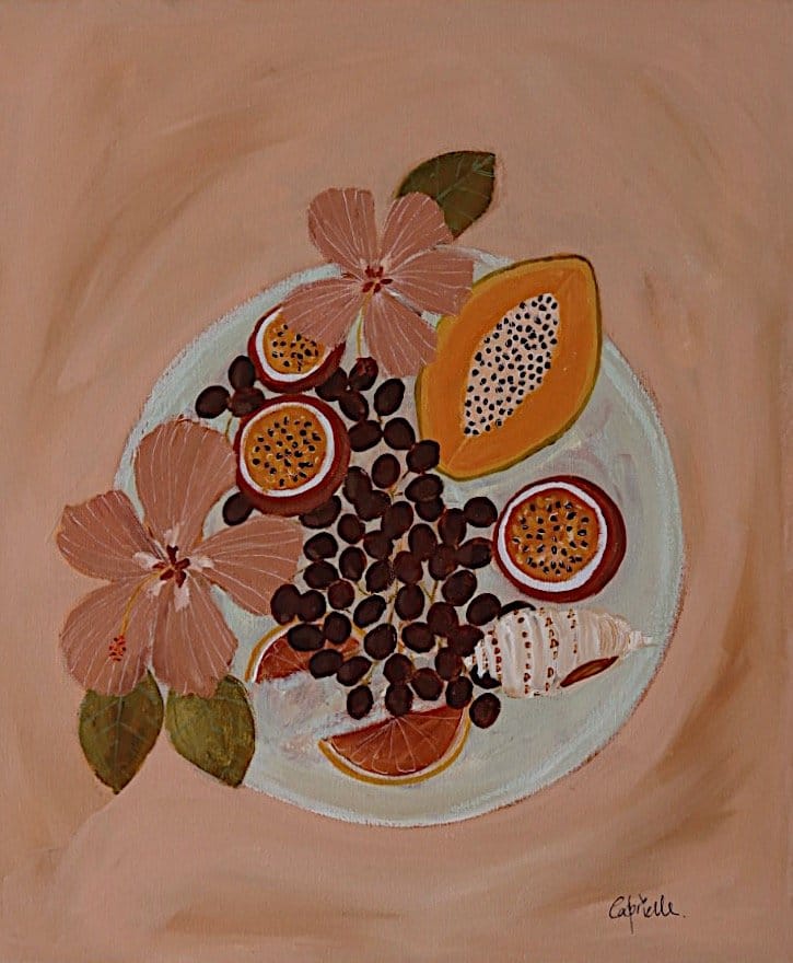 At The Table - Original Art