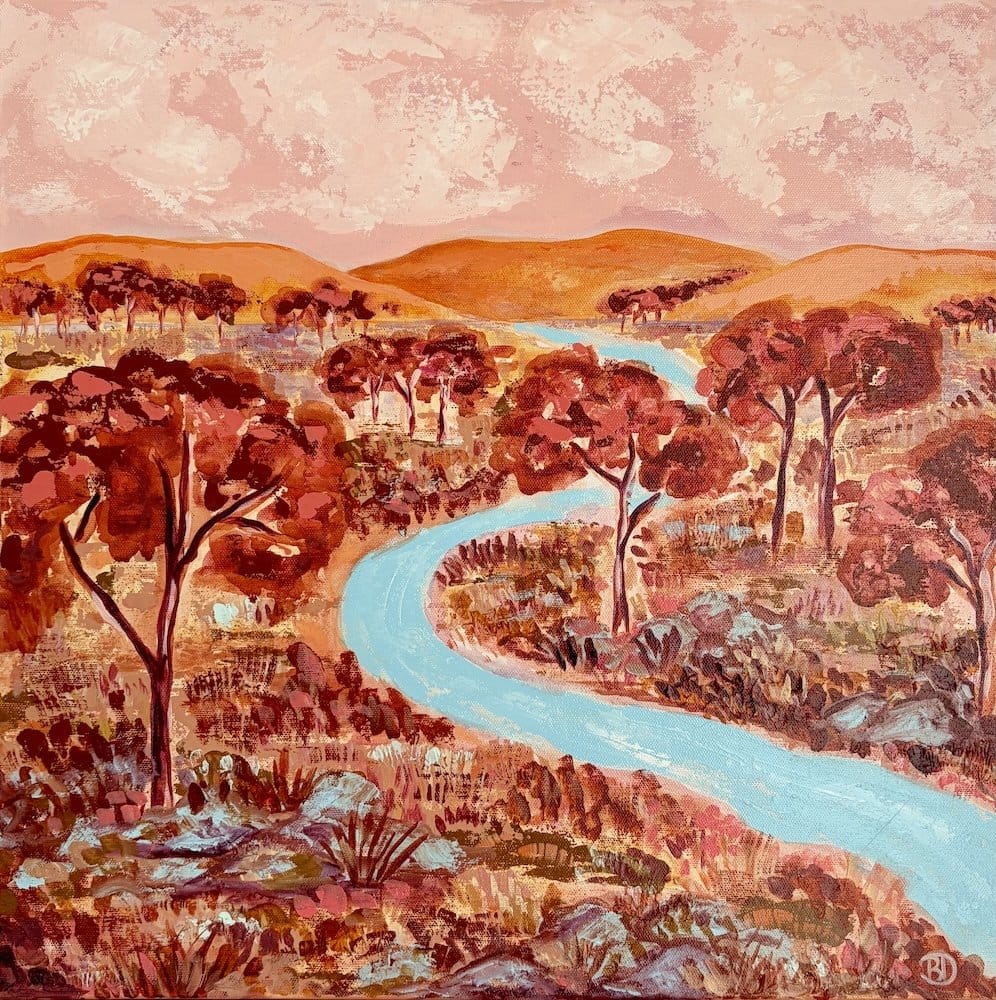 Where The River Wanders - Original Art