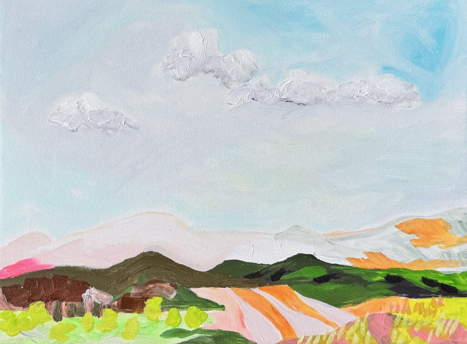 Sharon Original Painting-Original Art-Robyn Kylie-Greenhouse Interiors Pty Ltd