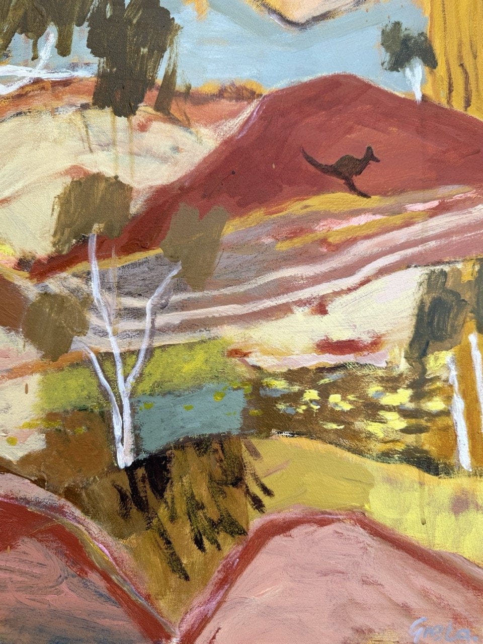 Moonrise, Inland - Original Artwork-Original Art-Greta Hounslow-Greenhouse Interiors Pty Ltd