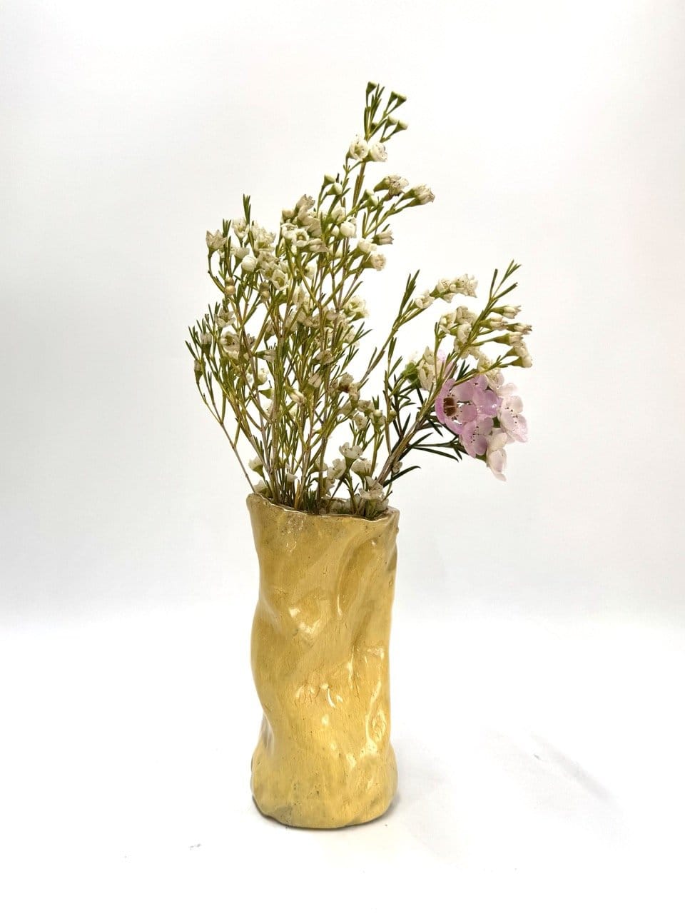 Mini Crush Vase 'Gold Lemon'