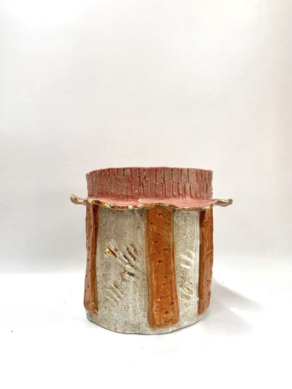 Deluxe Ice / Flower Bucket 'Pink Copper Gold'