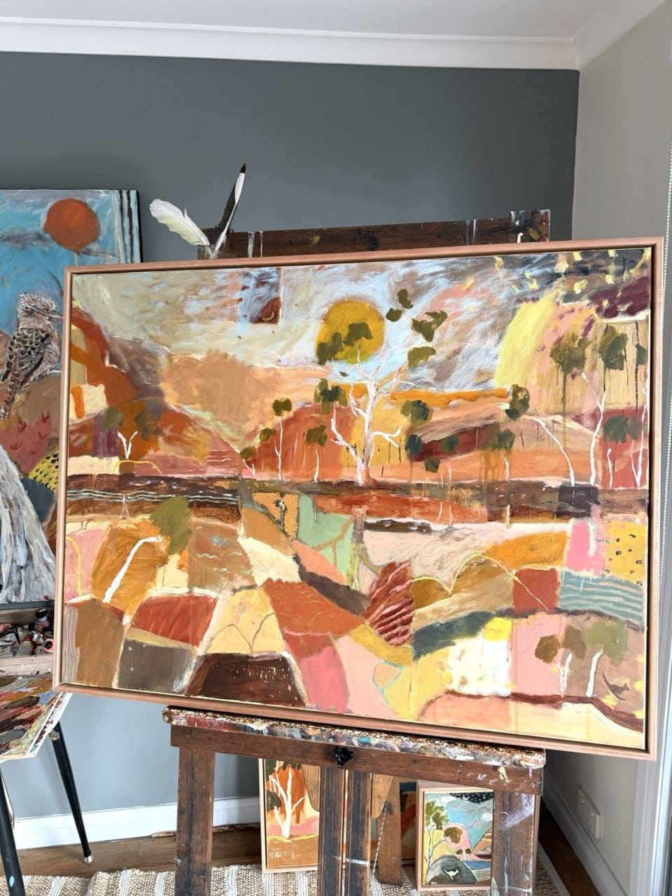 Eucalyptus Sunrise - Original Artwork-Original Art-Greta Hounslow-Greenhouse Interiors Pty Ltd