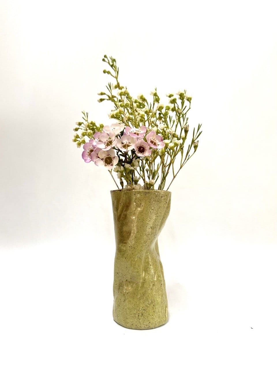 Mini Crush Vase 'Gold Chartreuse'